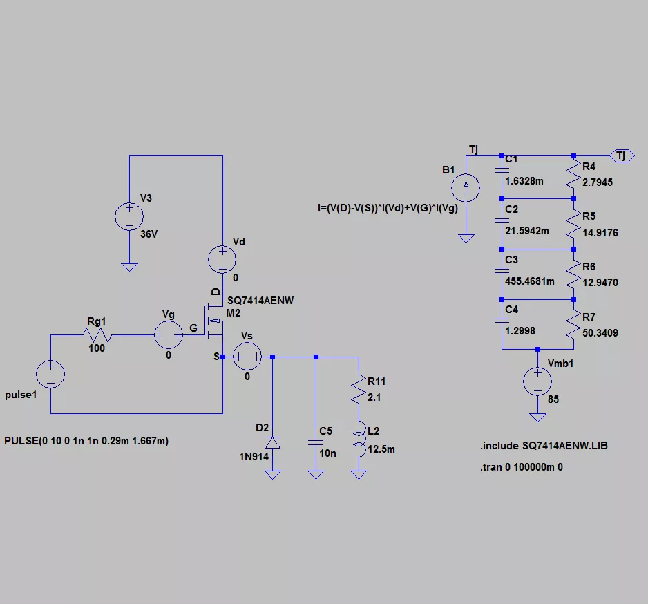 功率MOSFET應用指南—RC熱阻模型及熱仿真