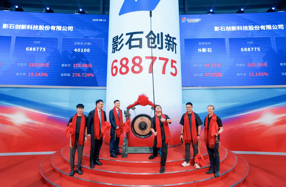影石創(chuàng)新：科創(chuàng)板首位 “90 后” 敲鐘，上市首日市值破700億