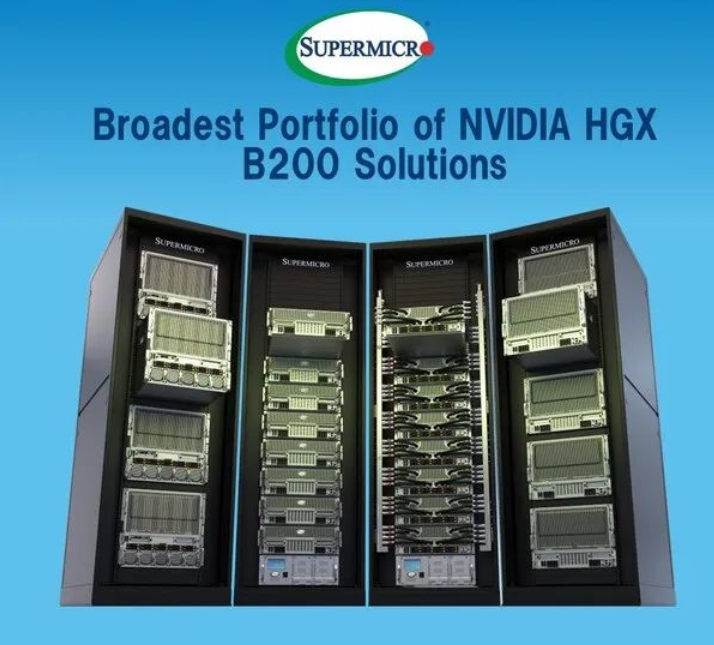 Supermicro擴展NVIDIA系統(tǒng)，新增液冷、風冷及前端接口助力 AI 工廠
