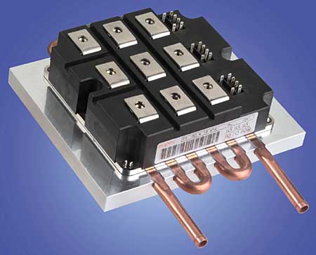 Liquid cooled heat sinks
