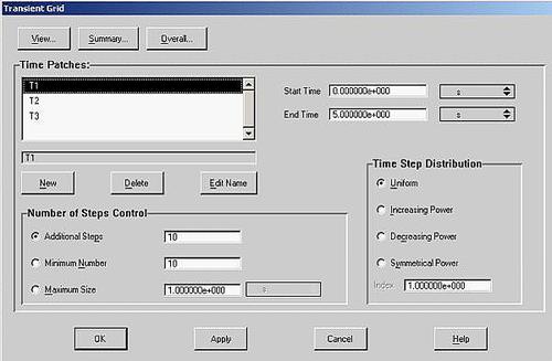 設(shè)定瞬態(tài)求解網(wǎng)格