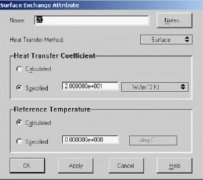 Flotherm 模型 ：cuboid 的surface exchange屬性設(shè)置