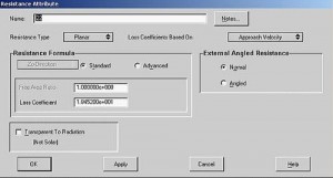 設(shè)置planner resistance